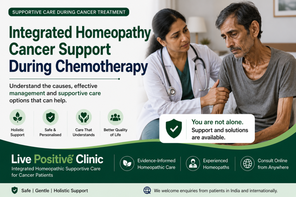 :integrated homeopathic supportive care for chemotherapy"