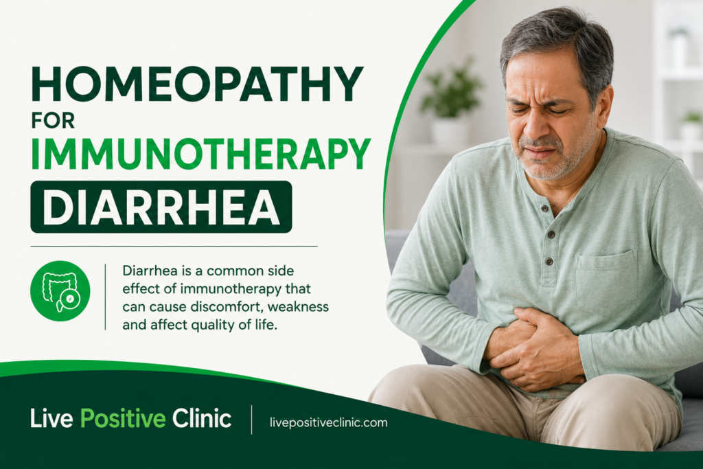 "homeopathy for immunotherapy diarrhoea"