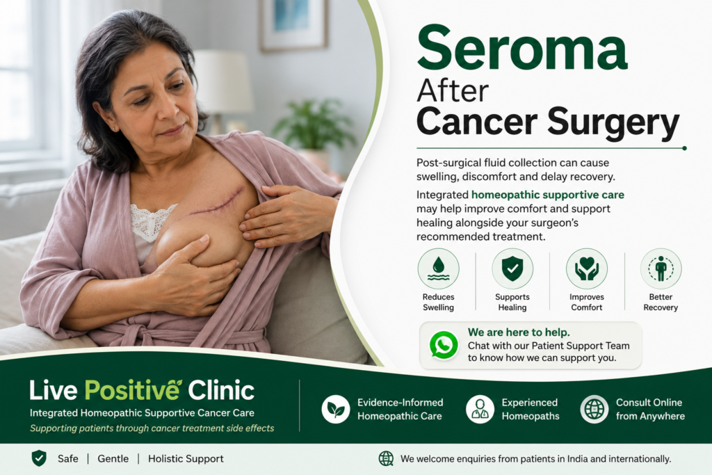 "seroma after cancer surgery"
