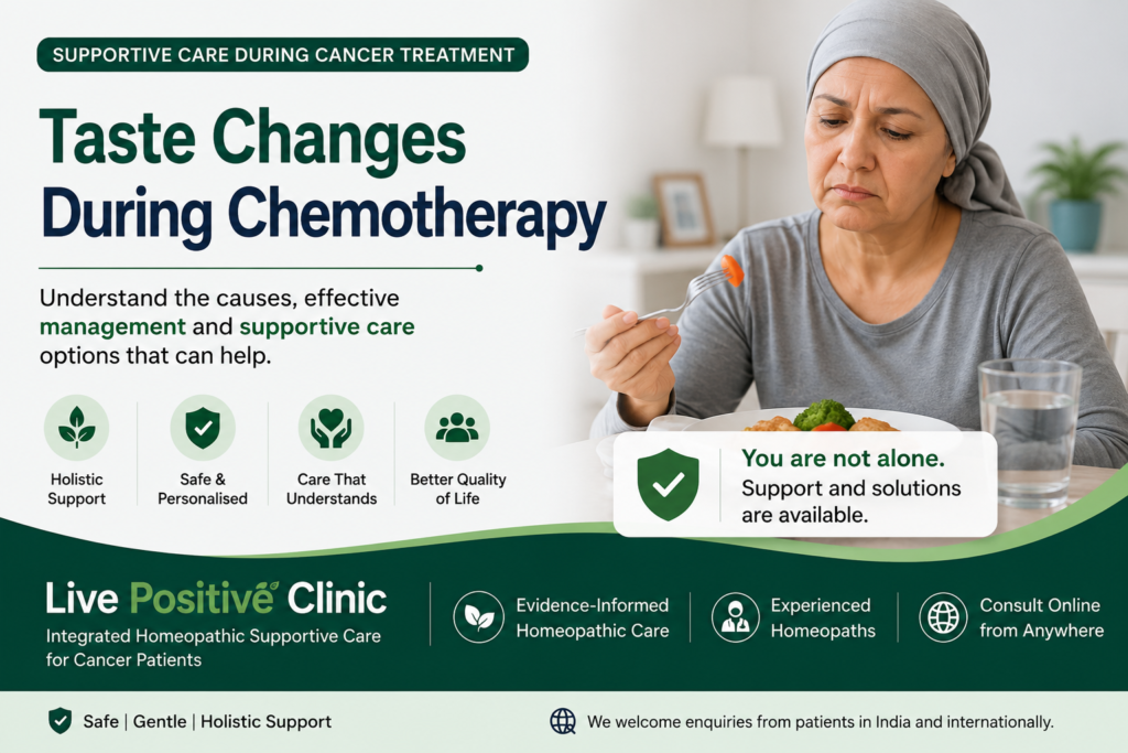 "taste changes during chemotherapy"