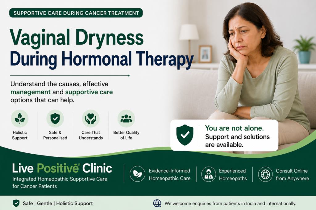 "vaginal dryness during hormonal therapy"